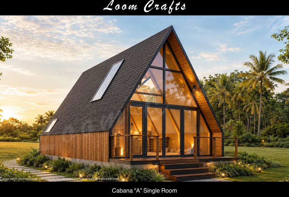 Cabana A prefab cottage installed at a luxury resort in India