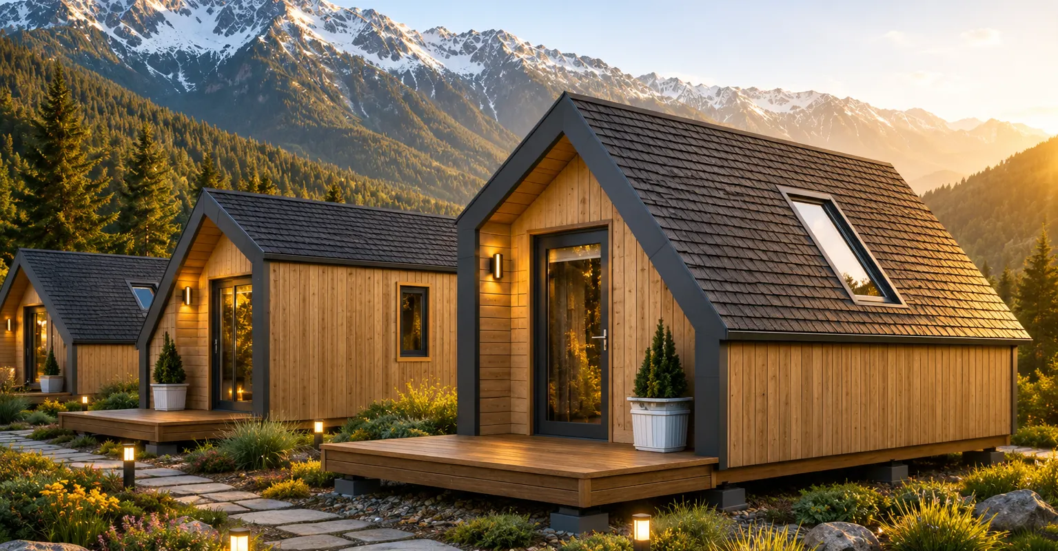 ModRoom XL prefab pod home for Indian resorts