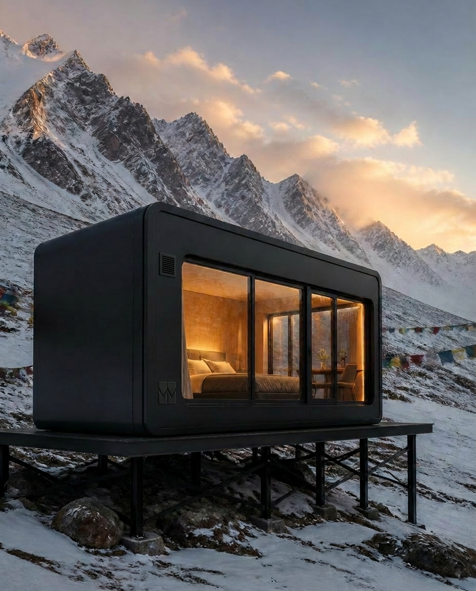 WIKHOMES ZENITH — The Peak — pod home in India
